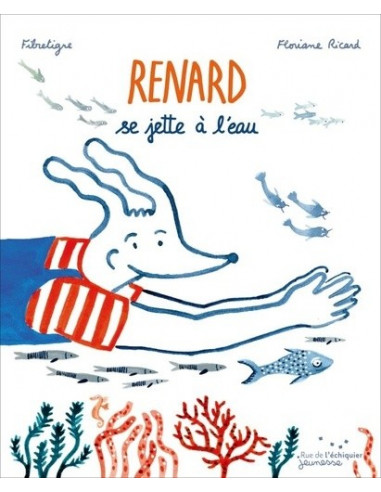 Renard se jette à l'eau (Fibreligre, Floriane Ricard)