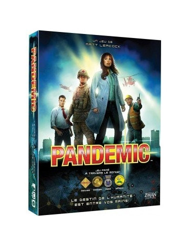 Pandemic. Le destin de l'humanité est entre vos mains (jeu de société coopératif à partir de 10 ans)