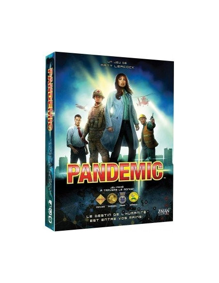 Pandemic. Le destin de l'humanité est entre vos mains (jeu de société coopératif à partir de 10 ans)