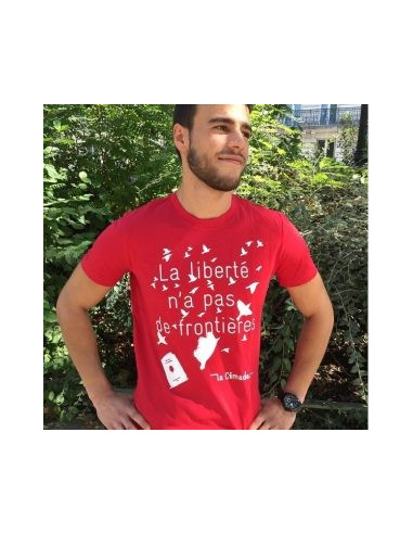 La liberté n'a pas de frontières (Tee shirt CIMADE)