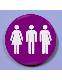 Badge Trans Queer LGBTQ +