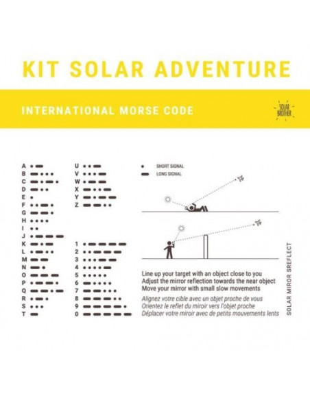 Allume feu solaire écologique - pyrograveur - FireCard ADVENTURE KIT