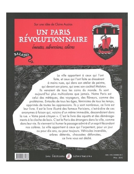 Un Paris révolutionnaire - Emeutes, subversions, colères (Claire Auzias)