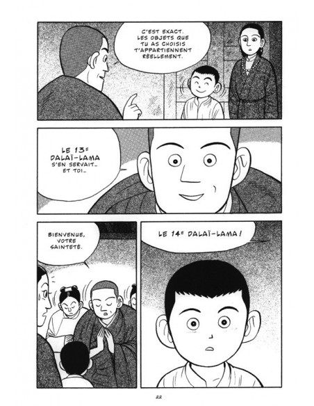 Le 14e Dalaï-Lama - Sur le chemin de l'exil (BD roman graphique de Tetsu Saiwai)