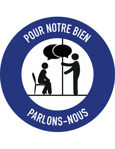 Pour notre Bien commun - Parlons-nous ! (Autocollant sticker)