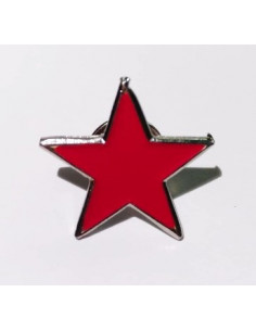 Pins étoile rouge METAL (symbole de la révolution sociale)