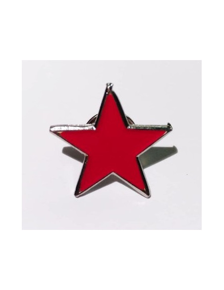 Pins étoile rouge METAL (symbole de la révolution sociale)