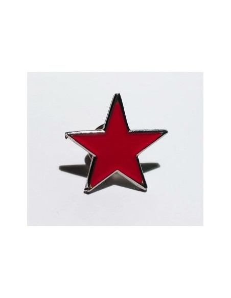 Pins étoile rouge METAL (symbole de la révolution sociale)