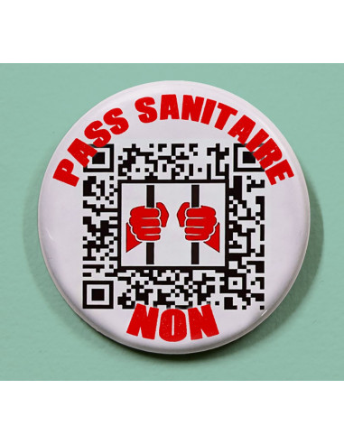 Badge anti pass sanitaire pour le libre-choix