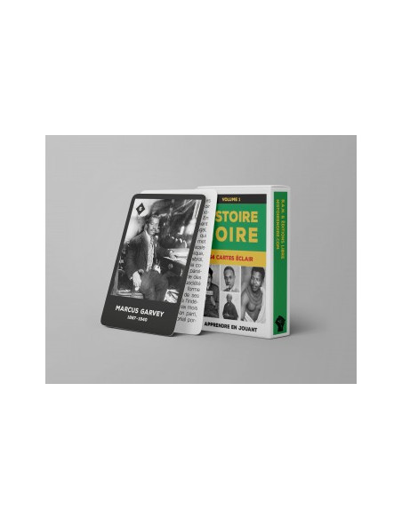 Jeu de cartes Histoire noire vol. 1 (54 cartes avec portraits et bibliographies)