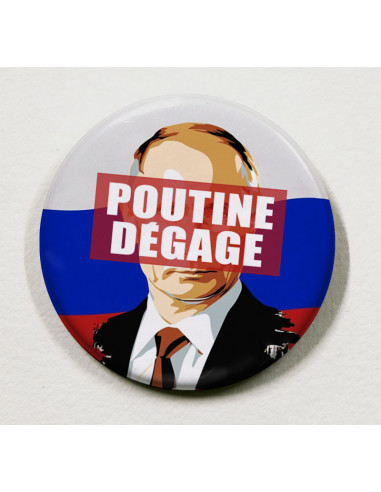 Badge Poutine dégage
