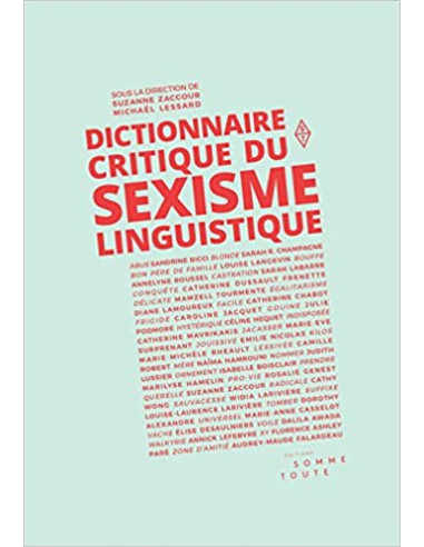 Dictionnaire critique sexisme langue