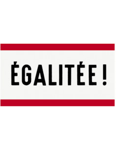 Autocollant Égalitée !...