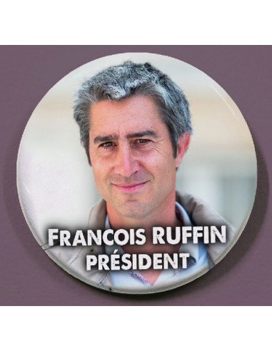 Badge François Ruffin Président