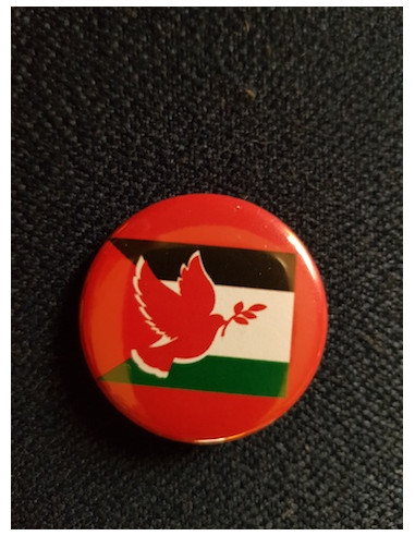 BADGE PINS - PALESTINE - COLOMBE DE LA PAIX - 38 MM