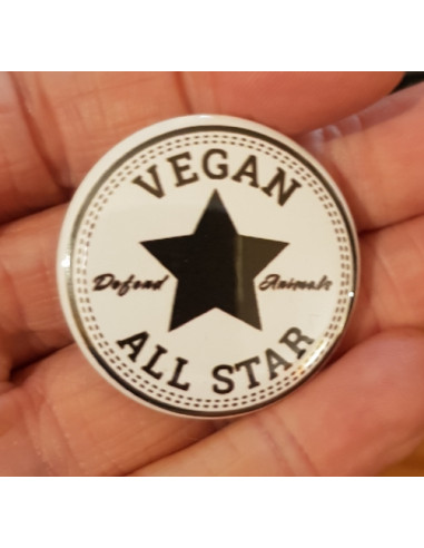 Badge Vegan all star