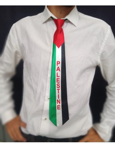 Cravate aux couleurs de la Palestine