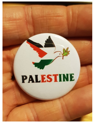 Badge Paix en Palestine (colombe et...