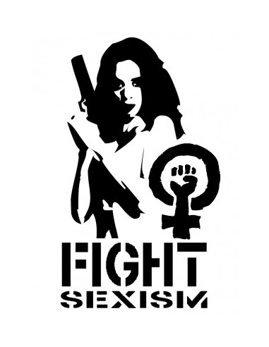 Fight Sexism (sticker autocollant féministe)
