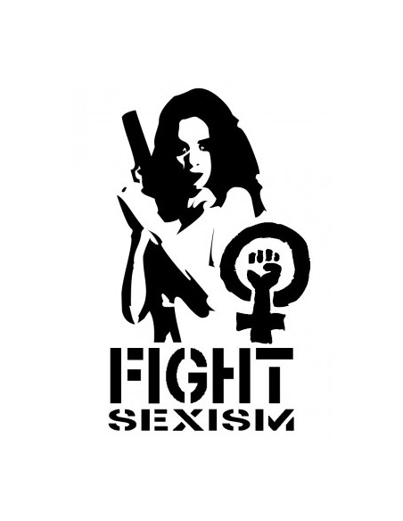 Fight Sexism (sticker autocollant féministe)