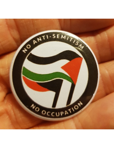 Badge No antisemitism No occupation...