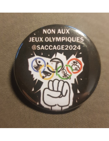 Badge Non aux Jeux Olympiques...