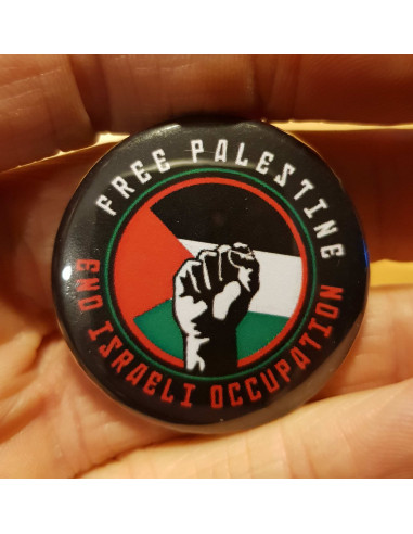 Badge Free Palestine End Israeli...
