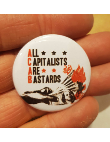 Badge All capitalist are bastards (ACAB)
