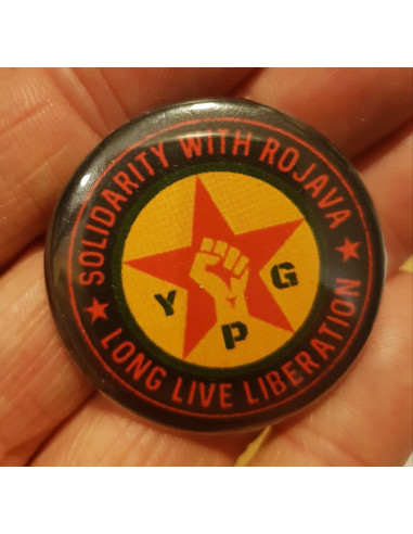 Badge Solidarité avec le Rojava au...