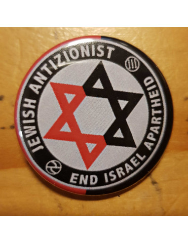 Badge Jewish antizionist - end Israel...