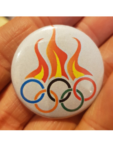 Badge Non aux Jeux Olympiques Paris 2024