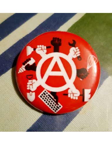 Badge Anarchie autogestion...