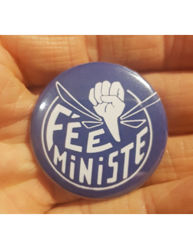Badge la Fée ministe (féministe)