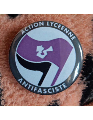 Badge Action lycéenne antifasciste