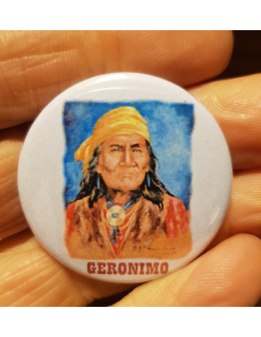 Badge Geronimo le guerrier écologiste