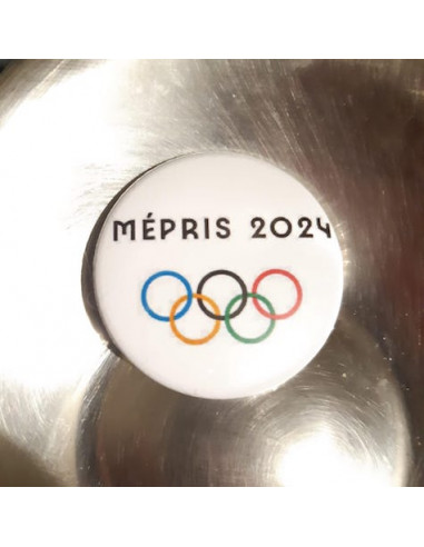 Badge Mépris 2024 (Non aux Jeux...