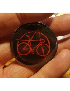 Badge Anarchie et vélo (la...