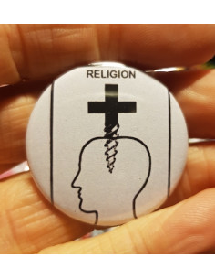 Badge No religion (elle...