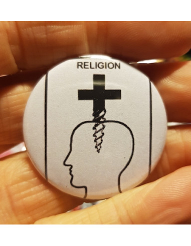 Badge No religion (elle attaque votre...