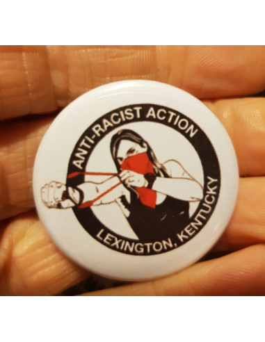 Badge anti-fascist action, Lexington,...