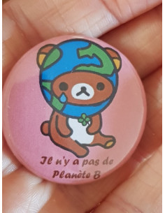 Badge petit ours Il n'y a...
