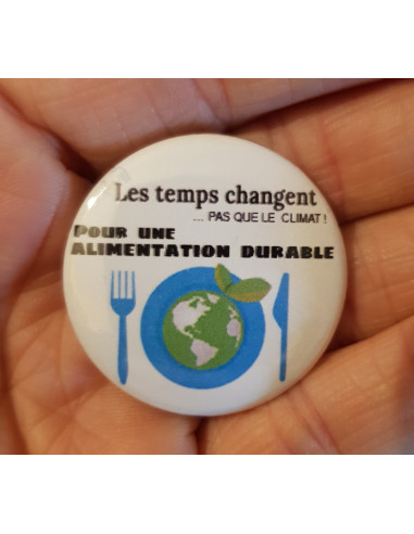 Badge pour une alimentation durable :...