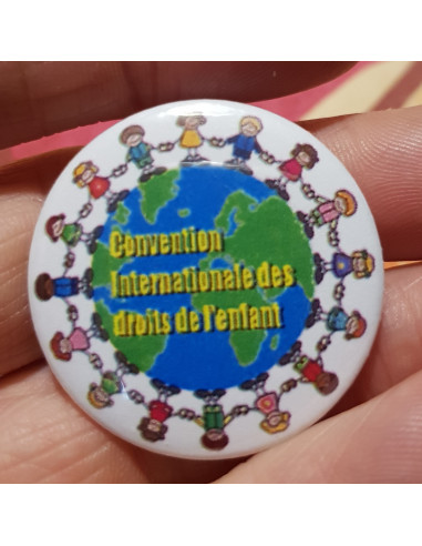 Badge Convention internationale des...