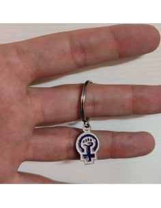 Porte-clés poing féministe... 2