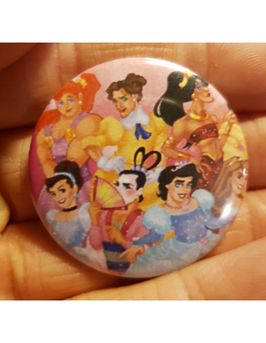 Badge Drag Queen diversité (LGBTQ +...