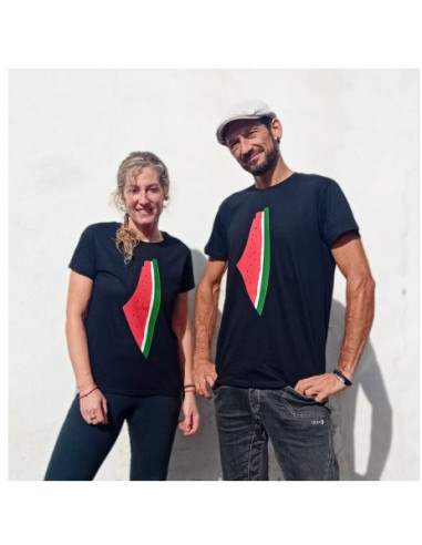 Tee-shirt Solidarité Gaza pastèque...