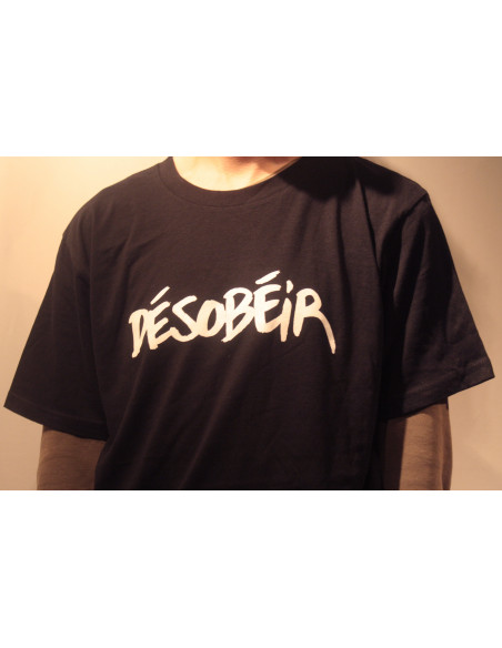 Tee-shirt Désobéir (bio + équitable + local : marque Transition)