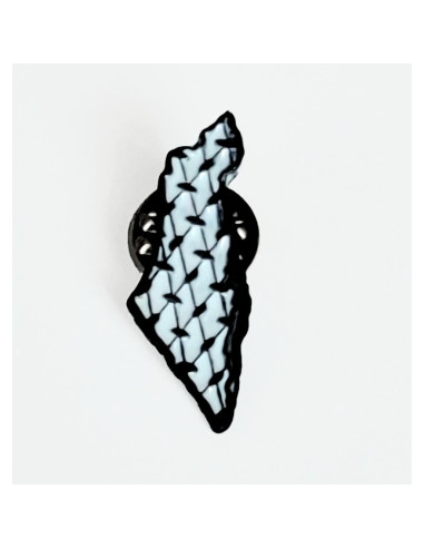 Pin's keffieh carte de Palestine