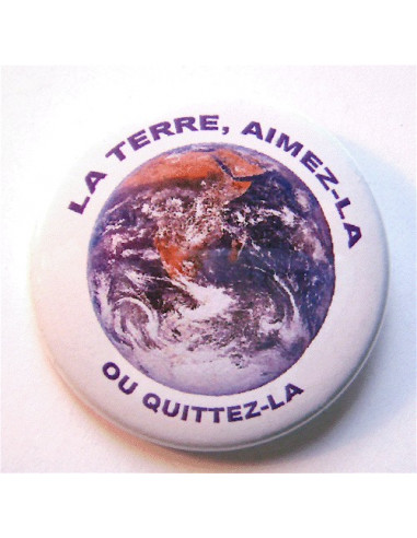 Magnet La Terre aimez-la ou quittez-la