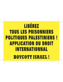 Sticker pour la libération des prisonniers du colonialisme israélien